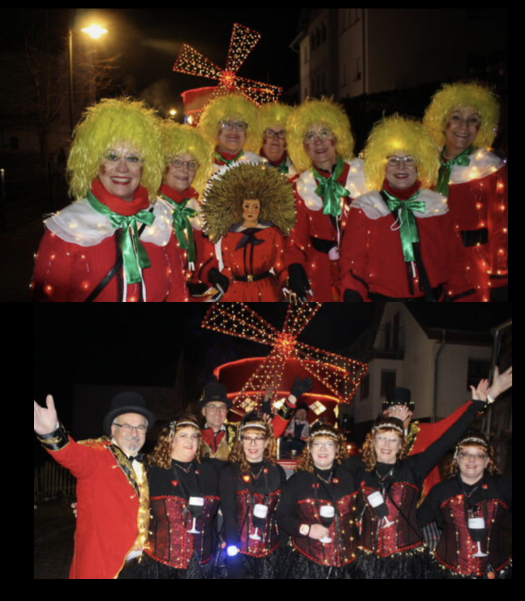 Nachtumzug in Alf - Straßenkarneval im Lichterglanz