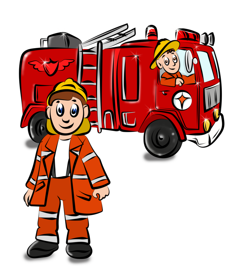 fire fighters, drawing, firefighter